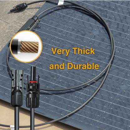 200W Zonnepaneel Kit – Solar Panel Set – Zonne-energie Systeem – Batterijlader – Zonnecel Systeem – Flexibel & Lichtgewicht – Inclusief 20A Ladingsregelaar – Hoog Rendement Monokristallijn