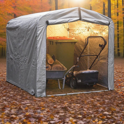 Fietsenstalling – Fietsenberging – Fietsenhok – Fietsopslag – Fietsgarage – Stevig Metaal – Afmetingen 120x176x163 cm