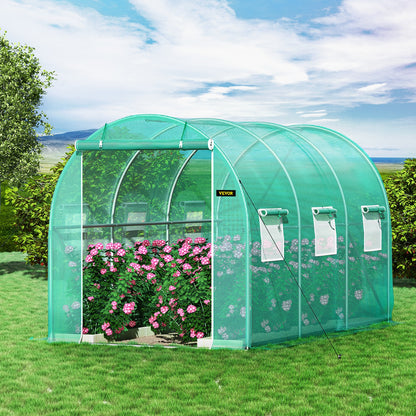 Walk-in Tunnel Kas – Tunnelkas – Kweekkas – Groentenkas – Plantenkas – Gegalvaniseerd Stalen Frame – Waterdichte UV-bestendige PE-folie