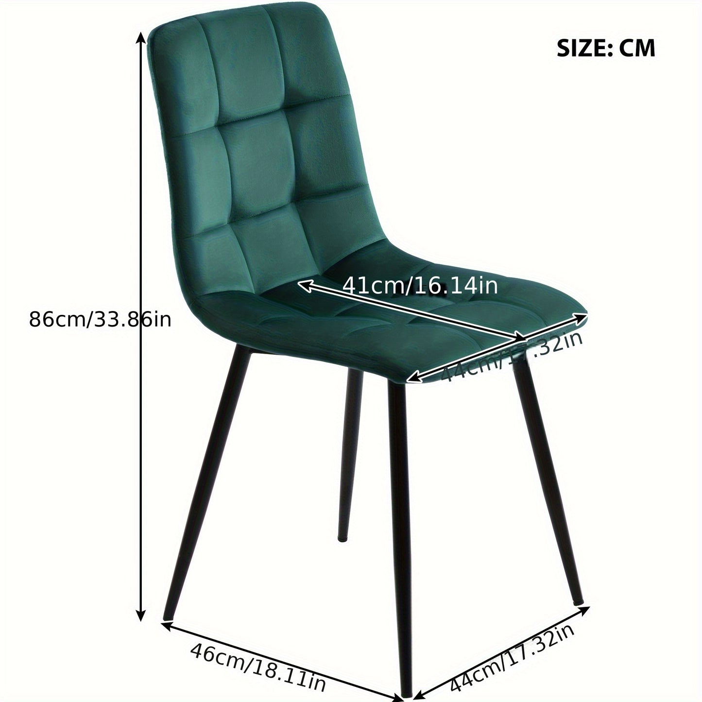 Eettafelset – Eetkamerset – Keukentafelset – Ronde Tafel – Stoelenset – 100 cm Diameter – Wit Tafelblad met Gouden Metalen Poten – Donkergroene Fluwelen Stoelen