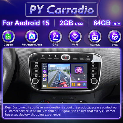 Autoradio – Multimedia Systeem – Navigatieunit – Auto Stereo – Android Headunit – 9 Inch Touchscreen – Android 13 Met Achteruitrijcamera