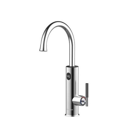 Briwellna Warmwaterkraan - Kokend Waterkraan - Warmwaterkraan Elektrisch - Snel Warm Water - Heet Water Dispenser - Kokend Water Kraan - Draaibare uitloop - Met Display - Zwart - QUORE