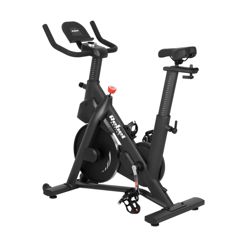 Hometrainer – Spinningfiets – Fitnessfiets – Indoorfiets – Trainfiets – Verstelbaar Zadel en Stuur – 12 kg Vliegwiel – LCD Display – Max 120 kg Belastbaar