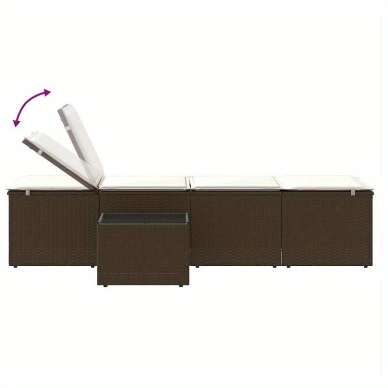 Lounge set – Loungeset – Tuinset – Tuinmeubelset – Zitset – Poly rattan – Bruin – Comfortabele Stoelen – Weerbestendig