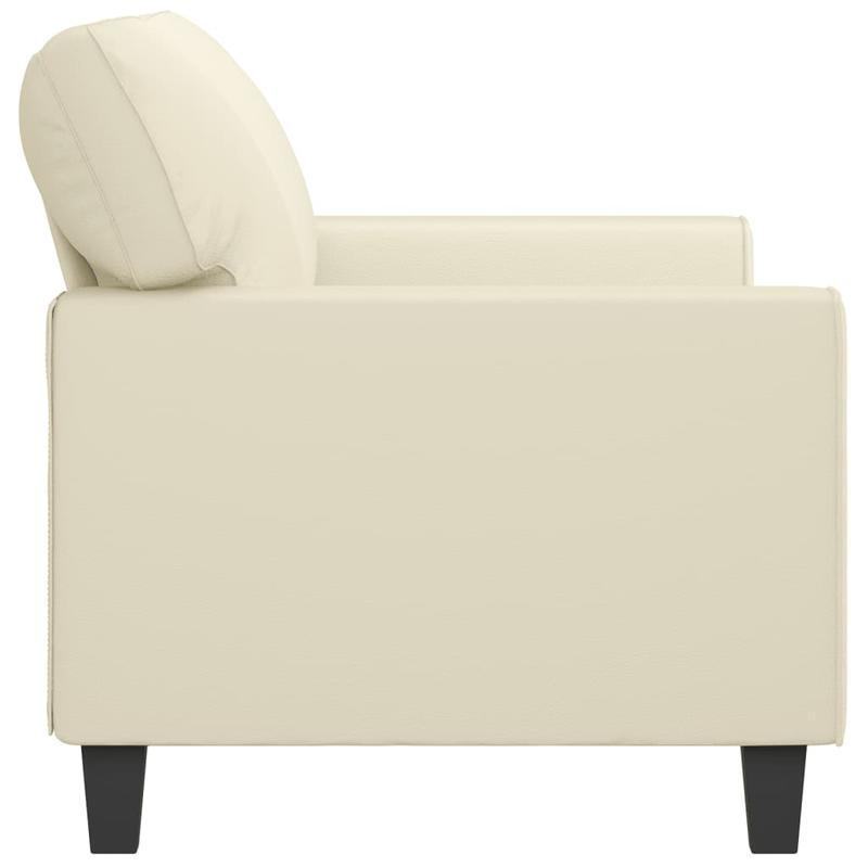2-zits Slaapbank – Tweezits Bedbank – Logeerbank – Opklapbare Bank – Slaapstoel – Hardhouten Frame – Comfortabele Zitkussen 140 cm – Ruimtebesparend Design – Licht Beige