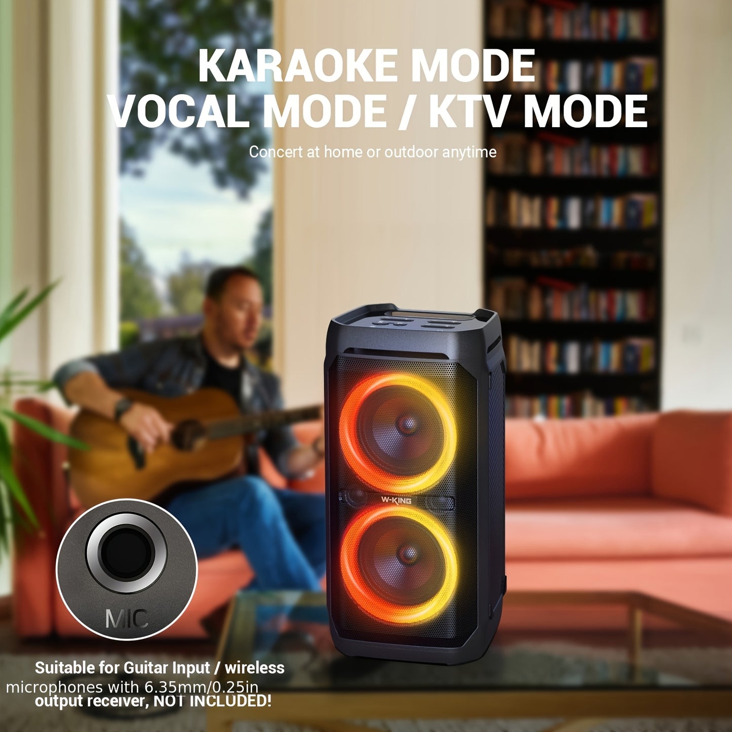 Bluetooth Speaker – Draadloze Speaker – Party Speaker – Boombox – Portable Speaker – 240W Max Vermogen – Waterbestendig IPX6 Met RGB Verlichting