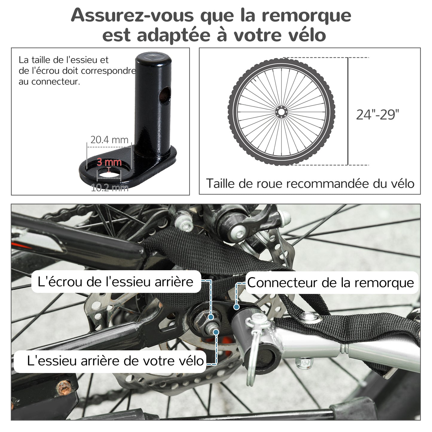 Fietskar Huisdieren – Hondenfietskar – Fietsaanhanger – Jogger – Hondenbuggy – 2-in-1 Ontwerp – Waterafstotend 600D Oxford – 360° Draaibaar Voorwiel – Veiligheidsharnas – Reflectoren – Rood/Zwart