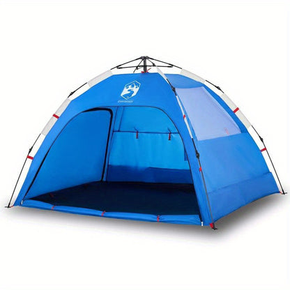 Tent – Strandtent – Pop-up Tent – Koepeltent – Kampeertent – Lichtgewicht Polyester – Snel Opzetten – Blauw – 2 Persoons