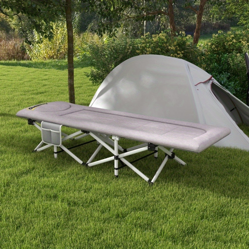 Campingbed – Reisbed – Veldbed – Opvouwbaar Bed – Kampeerbed – Opvouwbaar Met Draagtas – Max. 200 kg Draagkracht – Oxford Stof 200x65x42 cm
