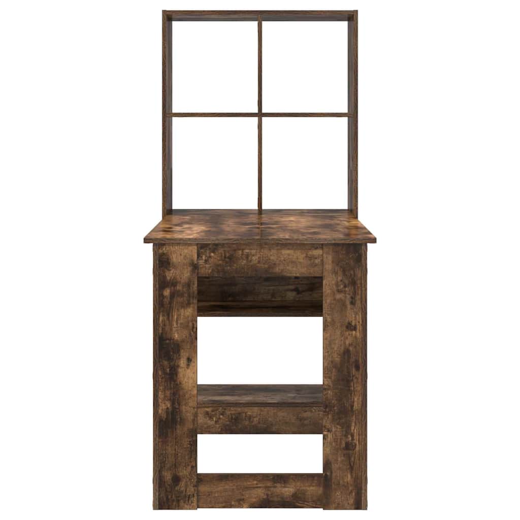 Bureau – Bureautafel – Computertafel – Werkplek – Studiebureau – Smoked Oak MDF – Veel Opbergruimte