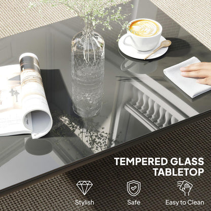 Tuin Bistro Set – Tuinmeubelset – Buitenmeubelen – Bistro Tafel Met Stoelen – Balkonset – Weerbestendig – Duurzaam Kunststof Tafelblad