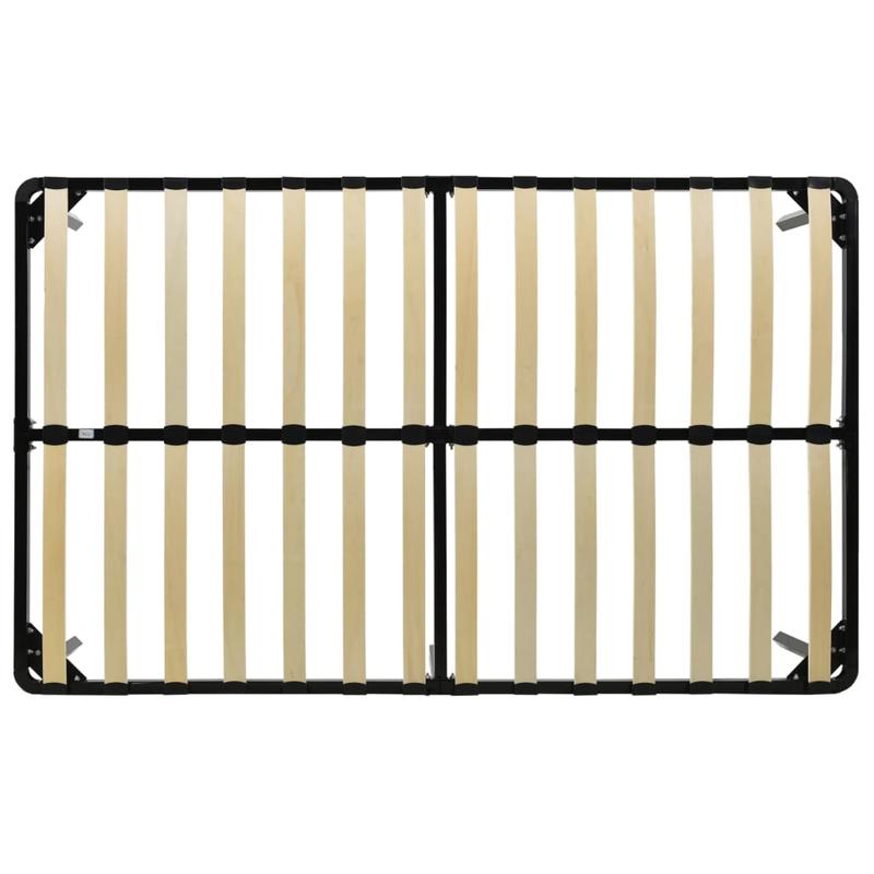 Bedframe Metaal Zwart – Bedframe Metalen – Opklapbed – Logeerbed – Slaapbank – Ruimtebesparend Ontwerp – 140x200 cm – Stevig en Modern