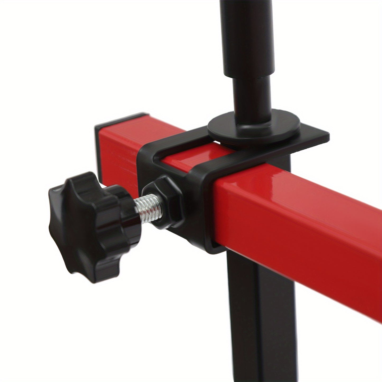 Roterend Wielverfspiraal – Verfspiraal – Wieldraaibaar – Verfstandaard – Autospuiterij Rek – Robuust Gegalvaniseerd Staal – Vergrendelbare Wielen – 80 cm Hoogte – 99,79 kg Draagvermogen – Rood