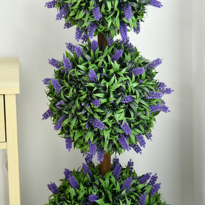 2-Pack Kunstplanten – Nepplanten – Sierplanten – Decoratieplanten – Kamerplanten – UV-bestendig – 110 cm Hoog In Potten