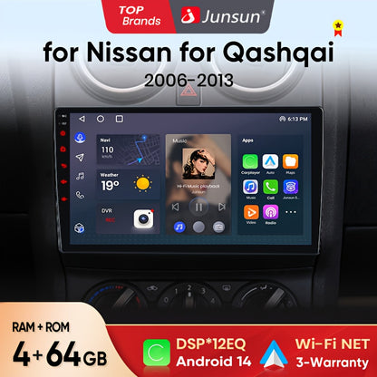 Multimedia Speler – Autoradio – Navigatiesysteem – In-Car Entertainment – 2-DIN Dashboard – 9 Inch IPS Scherm – 4GB RAM 64GB Opslag – WiFi & Draadloze CarPlay