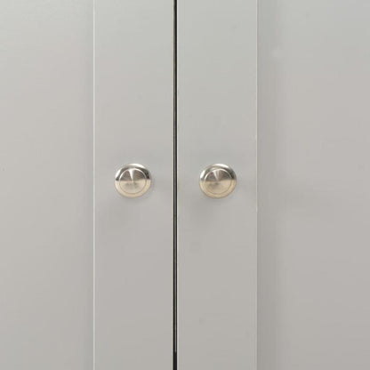 Sideboard 79x35x81cm grijs Removable storage practical