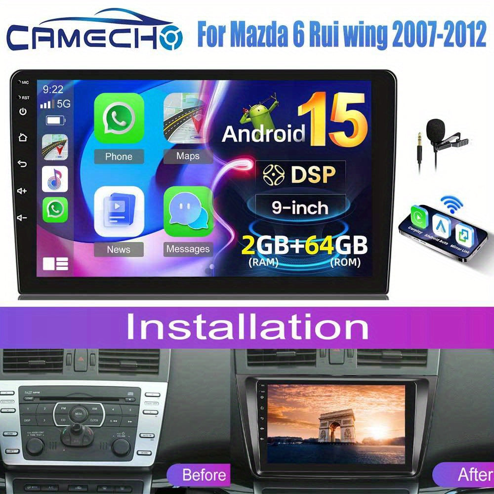 Android Autoradio – Multimedia Speler – Navigatiesysteem – CarPlay Android Auto – 7-inch HD Touchscreen – Draadloze Smartphone-Connectie & AHD Achteruitrijcamera