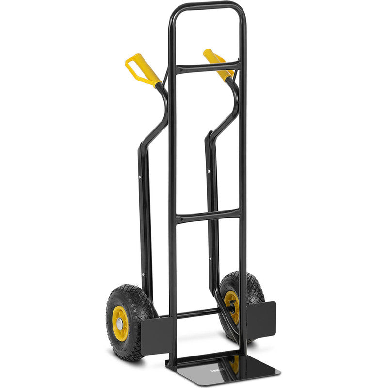 Transportwagen – Plateauwagen – Magazijnwagen – Platformwagen – Transportkar – Draagvermogen 250 kg – Stalen Frame
