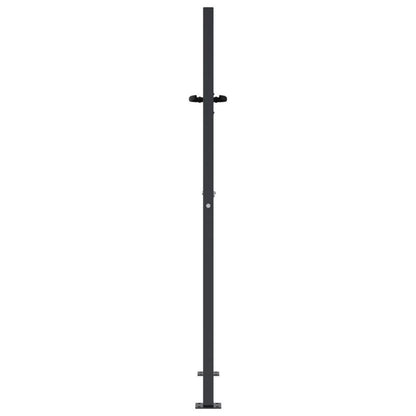 Tuinpoort – Hekpoort – Tuindeur – Schuttingdeur – Metalen Poort – Duurzaam Metaal – 104x155 cm – Antraciet Afwerking