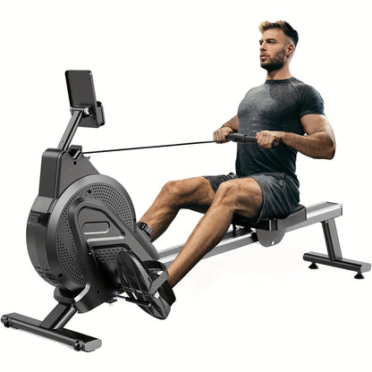Magnetische Roeimachine – Roeitrainer – Fitness Roeier – Indoor Roeimachine – Home Gym Roeimachine – 16 Verstelbare Weerstandsniveaus – Fluisterstil Aluminium Glidebaan