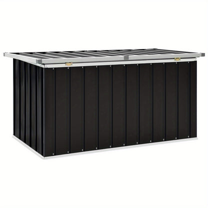 Tuinkist – Tuinkussenbox – Tuinopbergbox – Tuinbox – Opbergbox – Gecoat Metaal & Synthetisch Materiaal – 129x67x65 cm