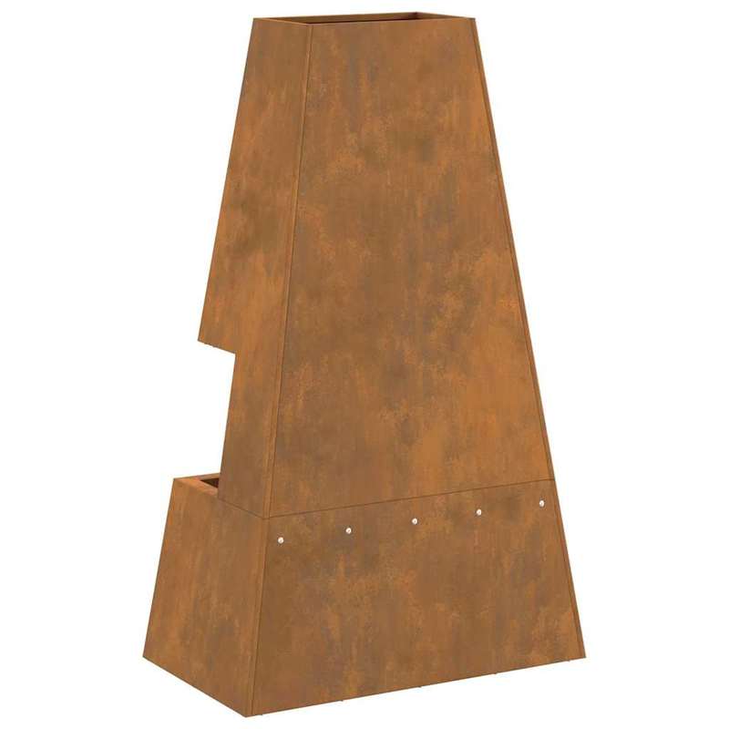 Vuurkorf Bruin 60 X 35 X 100Cm Cortenstaal This Stylish Rectangular Outdoor Fire Pit Provides Warmth And Ambiance on Chilly Evenings. It'S Built to Last, So You Don'T Have to Worry about Wear And Tear. It'S The Perfect Choice