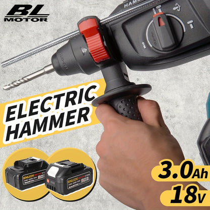 Accu Klopboor – Accuboor – Klopboor – Boormachine – 18V – Borstelloze Motor – 3.0Ah Accu