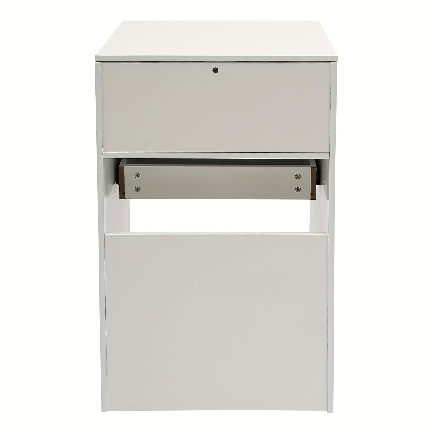 Make-up Tafel – Schminktisch – Dressing Table – Vanity Desk – Make-up Meubel – Compact Formaat – 3 Lades Met Verborgen Opbergruimte – Crèmewit