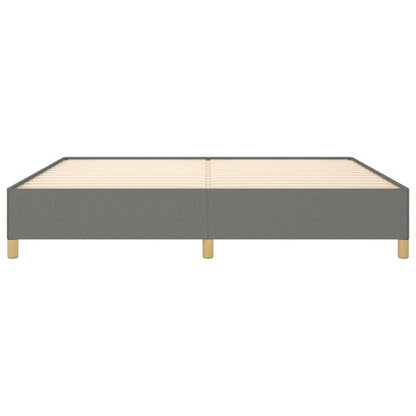 Bed frame without Mattress Grigio Scuro 200x200cm Tissue Practical, removable, suitable for all seasons, Bedroom Furniture, Home Decor, Modern Bedroom, Minimalist Style, Easy Assembly, Durable Material, Queen Size Bed, Slatte