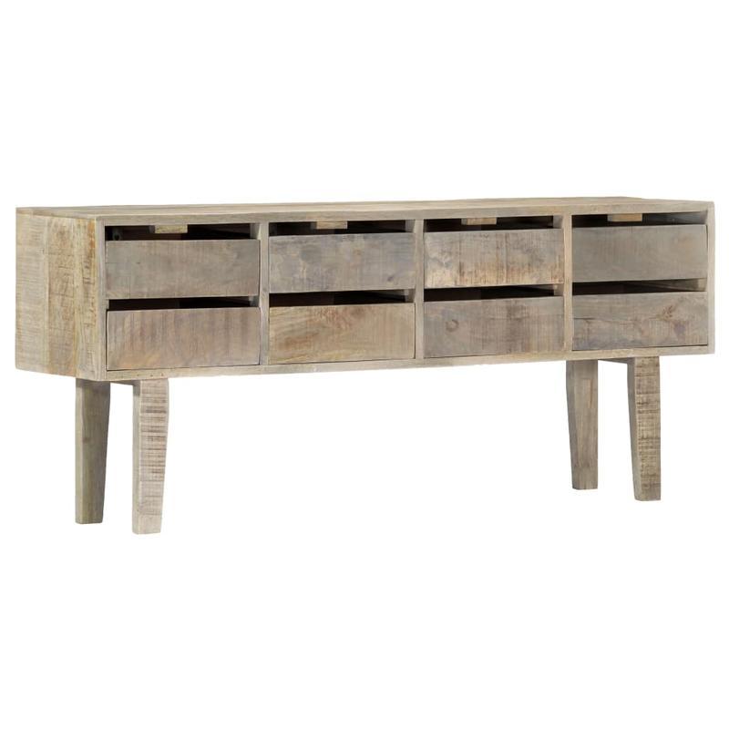 Massief Houten Dressoir – Sideboard – Opbergkast – Kast – Balie – Massief Mangohout – 140x30x60 cm – Verwijderbare Opbergruimte