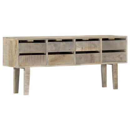 Massief Houten Dressoir – Sideboard – Opbergkast – Kast – Balie – Massief Mangohout – 140x30x60 cm – Verwijderbare Opbergruimte