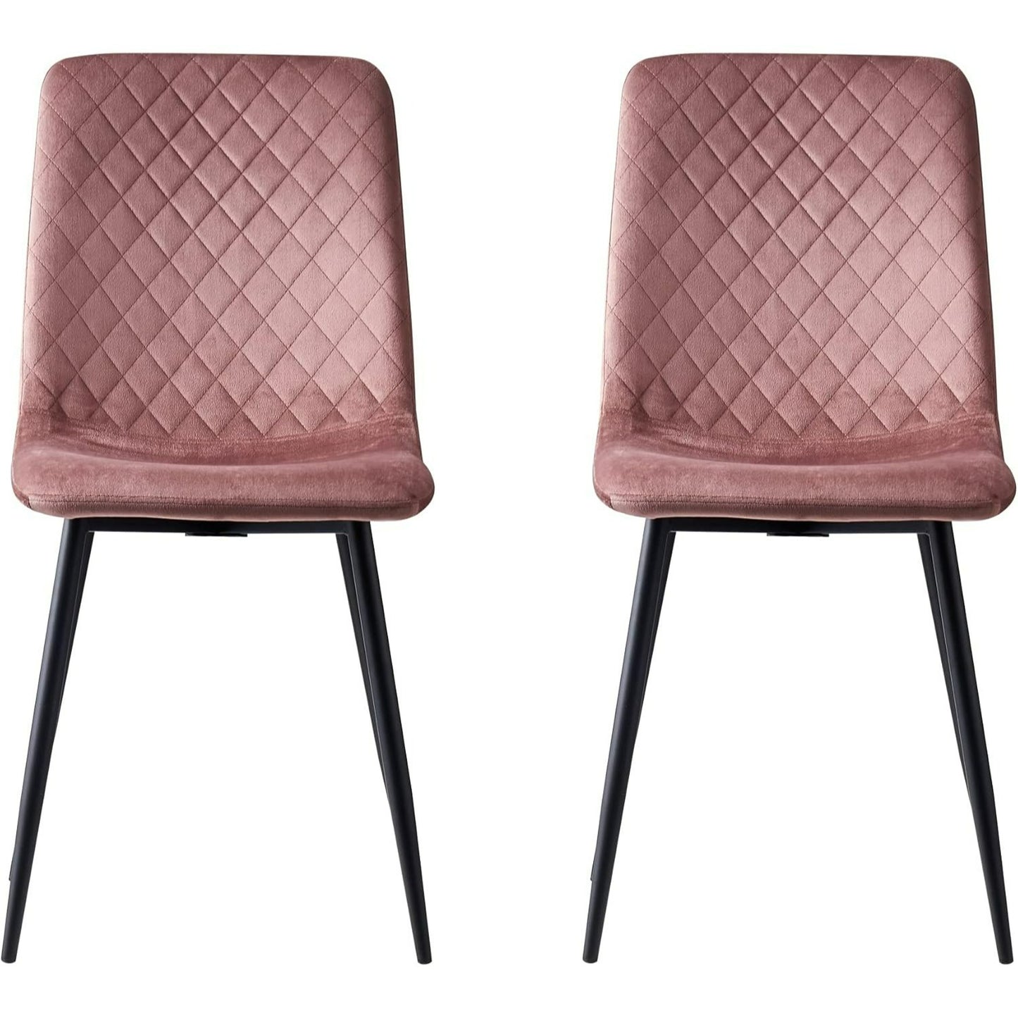 Eetkamerstoel – Designstoel – Velours Stoel – Stoel Met Metalen Poten – Donkergrijs – Ergonomisch Comfort – Duurzame Metaalstructuur
