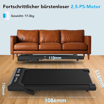 Loopband – Wandelband – Fitnessband – Hardloopband – Thuisgym – Verstelbare Hellingshoek – Stille 0,65 PK Motor – Breed Loopvlak 39x90 cm