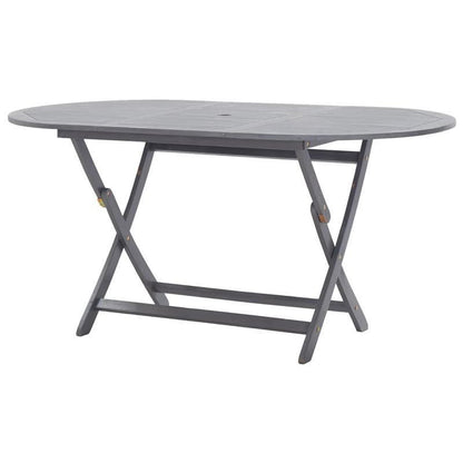 Tuintafel Inklapbaar – Opvouwbare Tuinset – Buitentafel – Picknicktafel – Campingtafel – Stevig Acaciahout – 160x85x75 cm