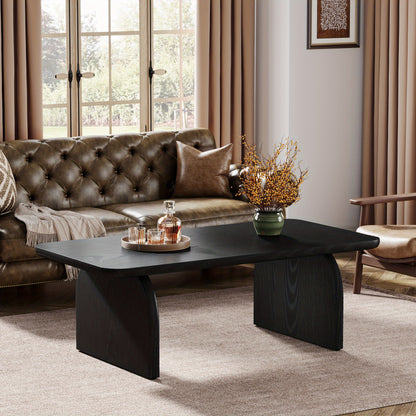 Salontafel – Woonkamertafel – Koffietafel – Bijzettafel – Tafel – Ruimtebesparend Design – Stevige Houtconstructie – 47 Inch – Rustieke Bruine Afwerking