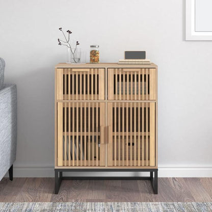 Sideboard 60x30x75cm edited wood Practical and removable