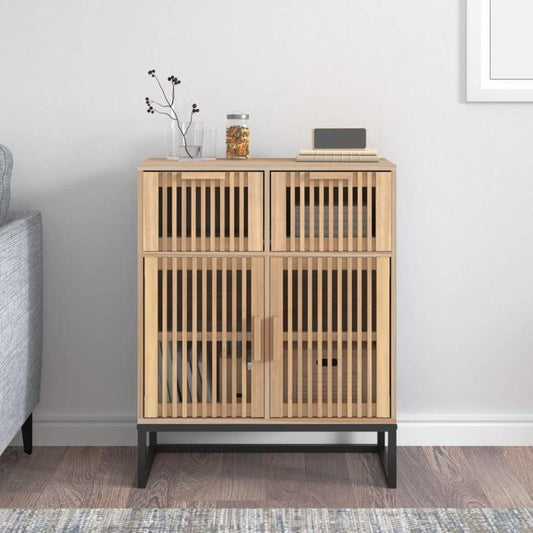 Sideboard 60x30x75cm edited wood Practical and removable