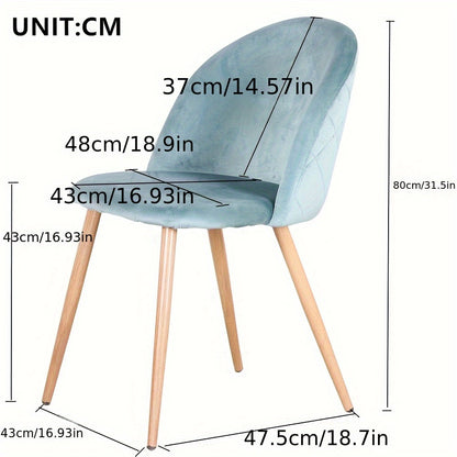 Eetkamerstoelen – Stoelen – Dining Chairs – Zithoekstoelen – Bureaustoelen – Groen Suède – Beukenhouten Frame – Ergonomisch Ontwerp – Polished Afwerking