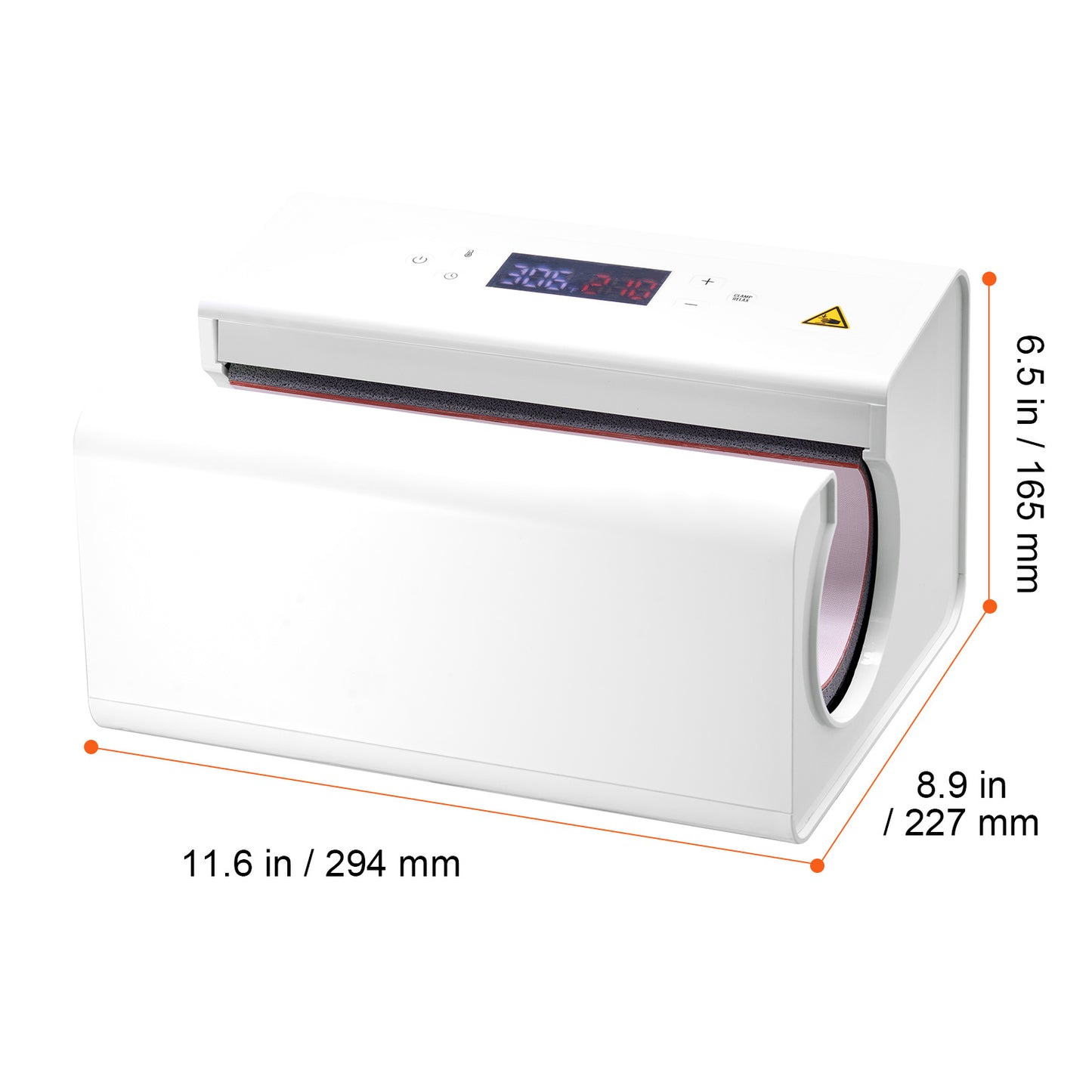 VEVOR Auto Tumbler Heat Press Machine 11-30oz Sublimation Mug Heat Press White