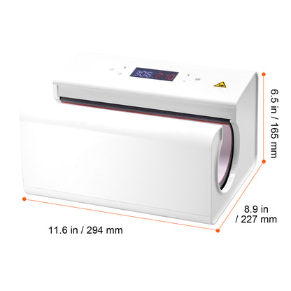 VEVOR Auto Tumbler Heat Press Machine 11-30oz Sublimation Mug Heat Press White