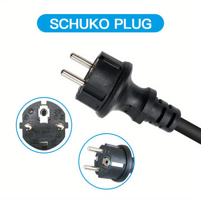 Laadkabel – Laadkabel Auto – Oplaadkabel EV – EV Kabel – Elektrische Auto Kabel – 5 Meter Lengte – 16A 1-Fase 3,6 kW – Schuko Stekker – Duurzaam PP Materiaal