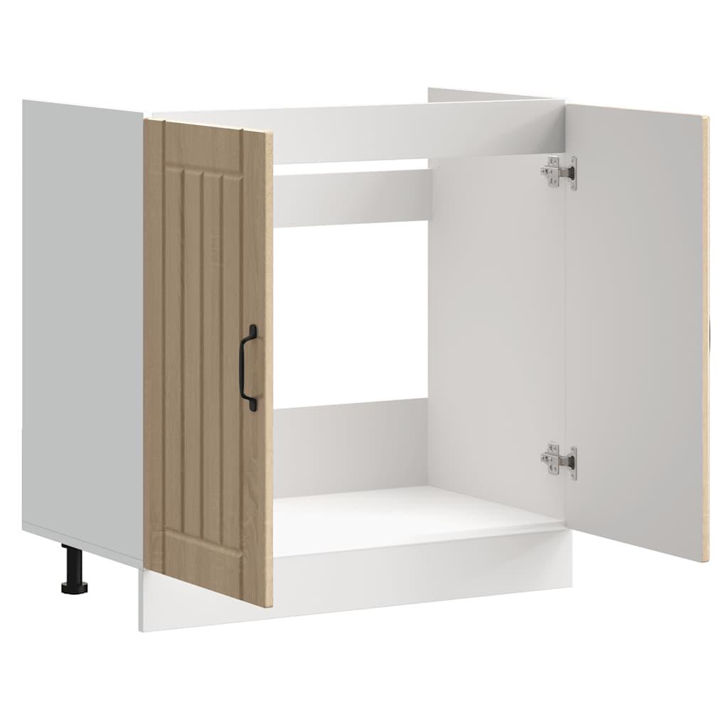 Keukenkast – Onderkast – Opbergkast – Badkamerkast – Keukenmeubel – Sonoma Eikenhout – Compact & Vochtbestendig