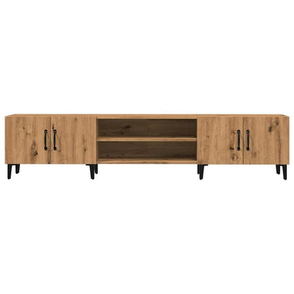 Tv-kast – Tv-meubel – Entertainmentmeubel – Multimedia kast – Opbergmeubel – Walnootbruin – Ruimtebesparend Ontwerp – Hoogwaardig Meerlaagshout