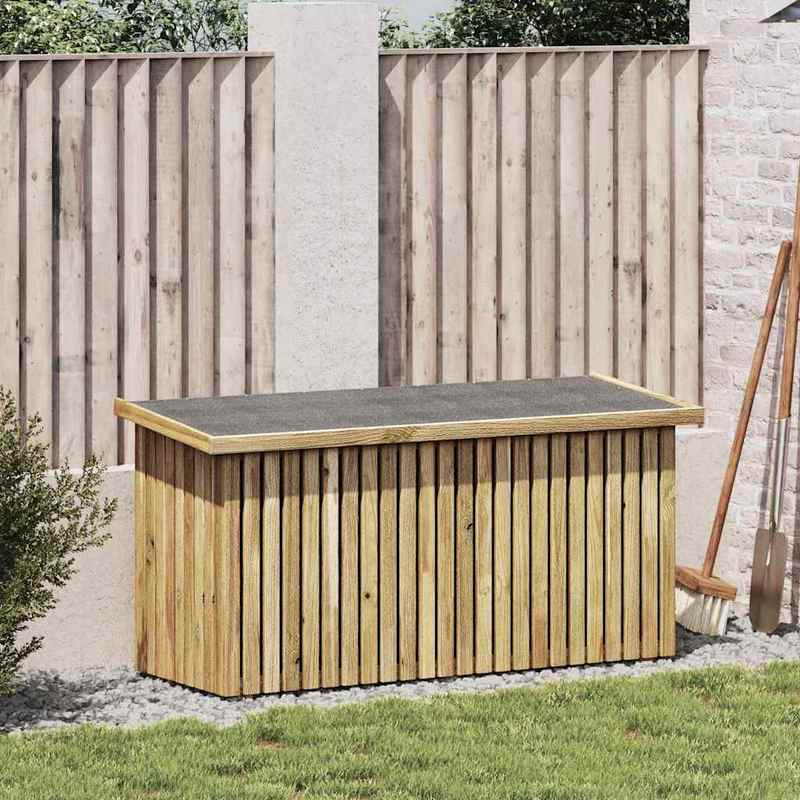 Opbergbox Buiten – Tuinkist – Berging – Kast – Box – Bruin – Stevig en Duurzaam Materiaal – Ingebouwd Waterreservoir