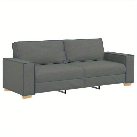 3-zitsbank – 3-zits sofa – loveseat – tweezitsbank – zitbank – donkergrijs – traagschuim vulling – 180 cm breed