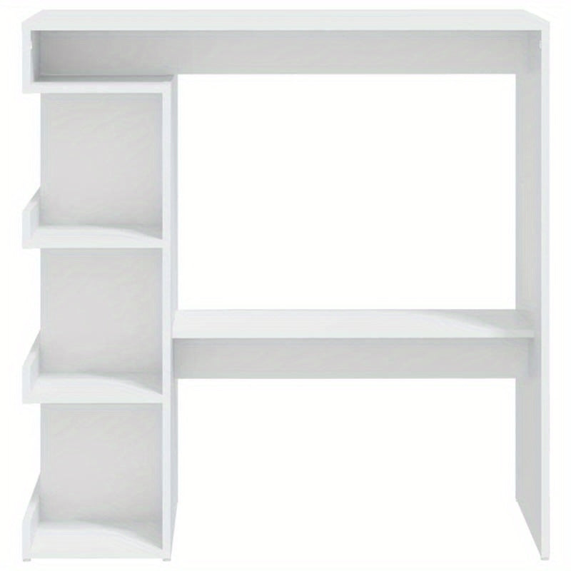 Witte Houten Bar – Bartafel – Barmeubel – Drinktafel – Tafelbar – Hardhouten Constructie – Inclusief Opbergrek