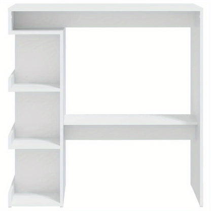 Witte Houten Bar – Bartafel – Barmeubel – Drinktafel – Tafelbar – Hardhouten Constructie – Inclusief Opbergrek