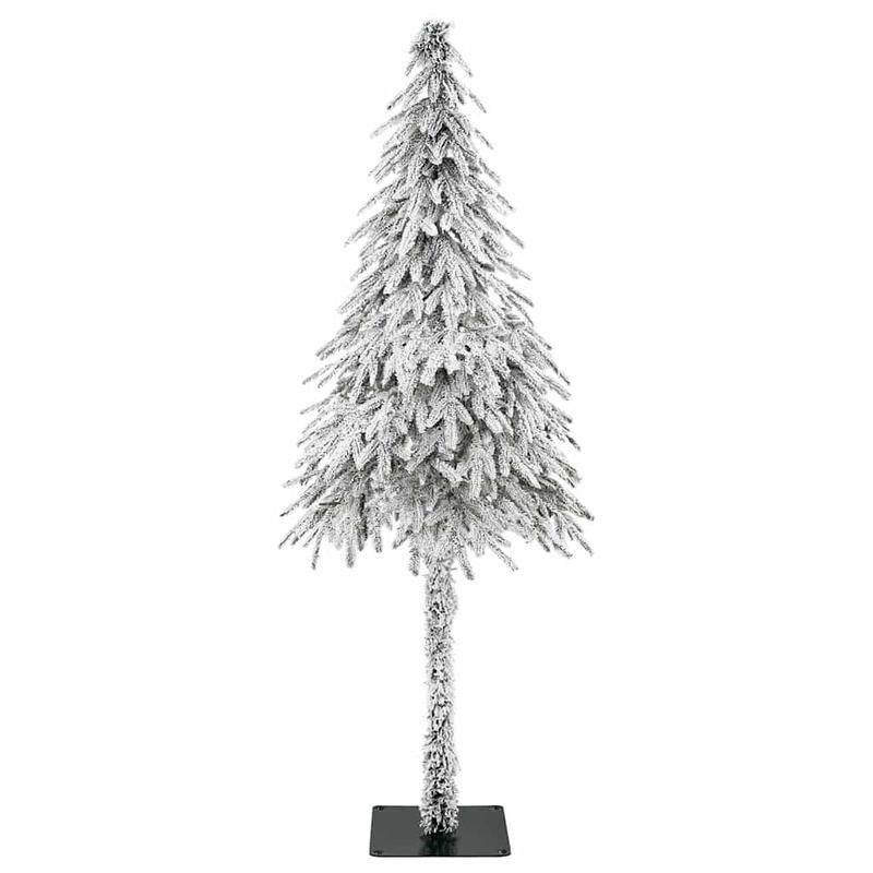 Extra Large 180cm (6ft) Artificial Christmas Tree - Full Floor Decoration with Sturdy Base, No Assembly Required, Realistic Snowy Branches, Heavy-Duty Construction for Living Room, Entryway, Party Decor - Easy Setup Holiday C