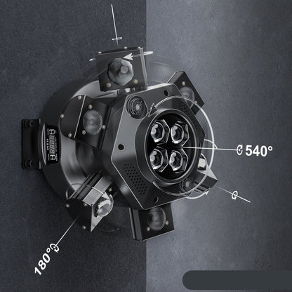 Partyverlichting – Stage Light – Feestverlichting – DJ Verlichting – Event Light – 150W RGBW LED – Dynamische 540° Pan/Tilt