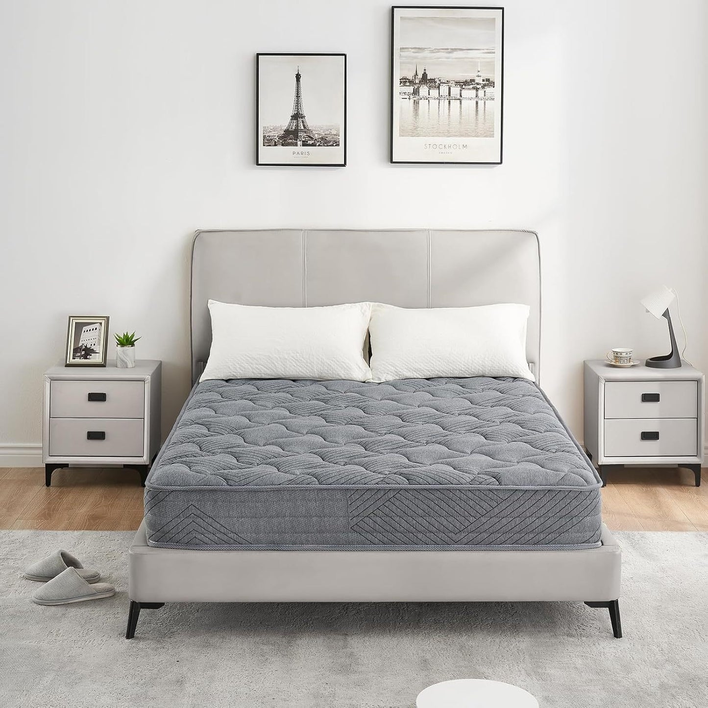 Matras – Pocketveringmatras – 7-Zones Matras – Tweepersoonsmatras – Koudschuimmatras – 140x200 cm – 21 cm Hoogte – Stevig H3 Hardheid